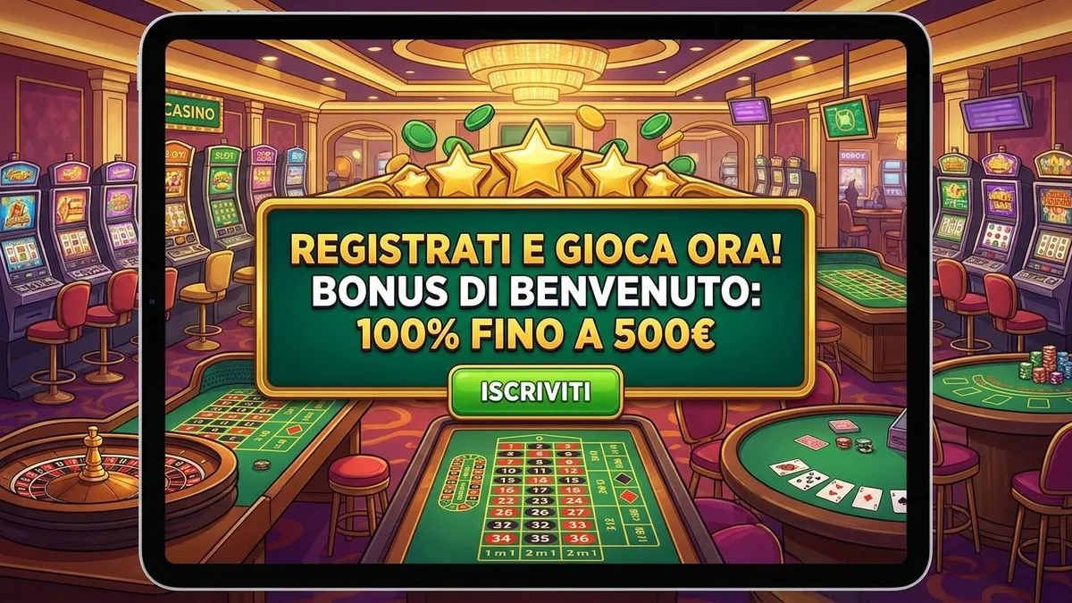 Registrazione con bonus